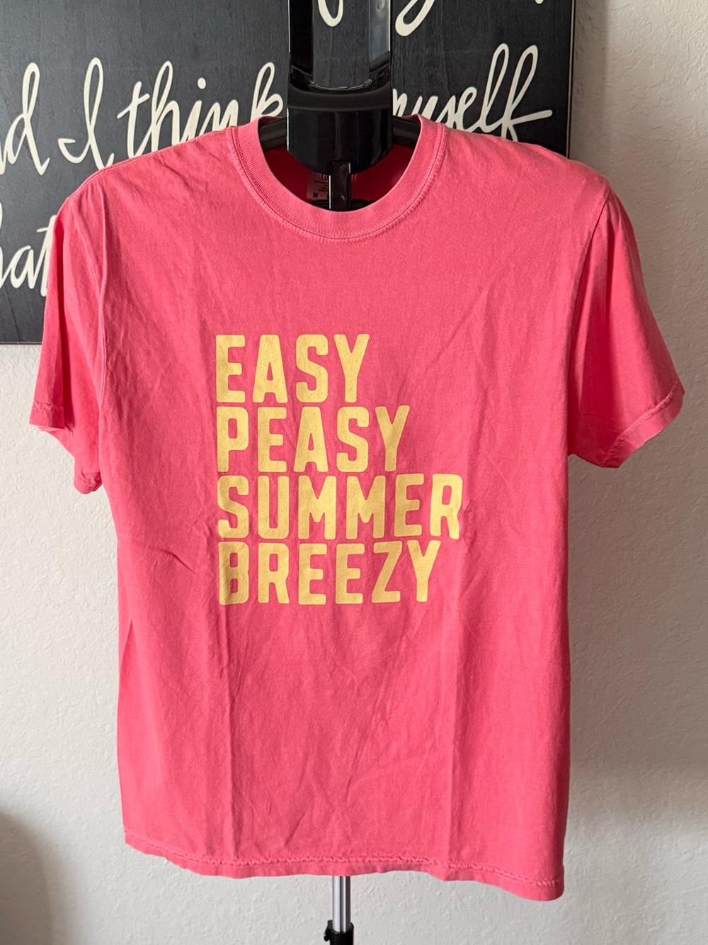 Comfort Colors Pink/Coral Short Sleeve Tee NWOT